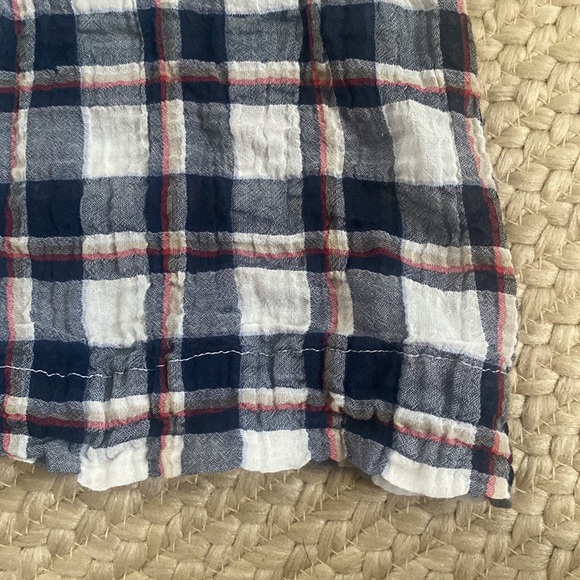 Jenni Kayne Plaid Gauze Sleeveless Shell Top - Picture 8 of 11